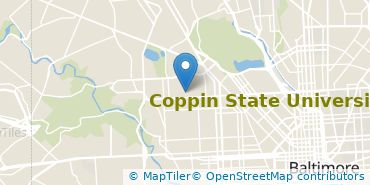 Location of Coppin State University