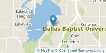 Location of Dallas Baptist University