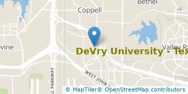 Location of DeVry University-Texas