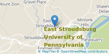 Location of East Stroudsburg University of Pennsylvania