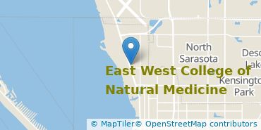 Location of East West College of Natural Medicine