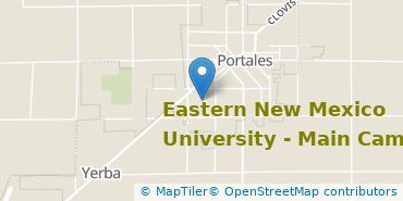 Location of Eastern New Mexico University-Main Campus