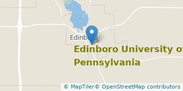 Location of Edinboro University of Pennsylvania