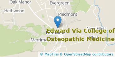 Location of Edward Via College of Osteopathic Medicine