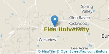 Location of Elon University