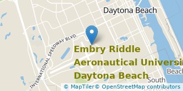 Location of Embry-Riddle Aeronautical University-Daytona Beach