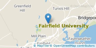 Location of Fairfield University