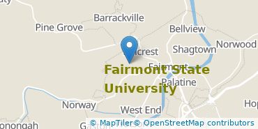 Location of Fairmont State University