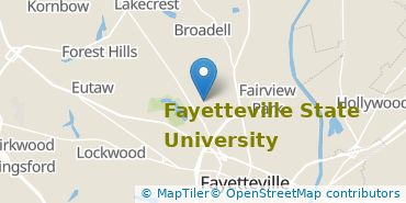 Location of Fayetteville State University