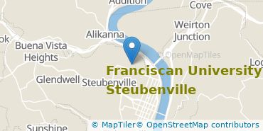 Location of Franciscan University of Steubenville