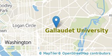 Location of Gallaudet University