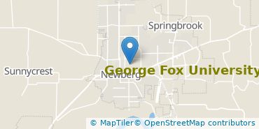 Location of George Fox University