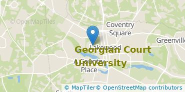 Location of Georgian Court University