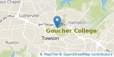 Location of Goucher College