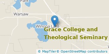 Location of Grace College and Theological Seminary