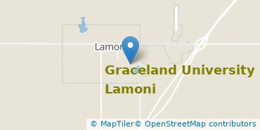 Location of Graceland University-Lamoni