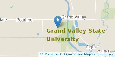 Location of Grand Valley State University