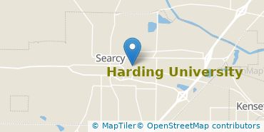 Location of Harding University