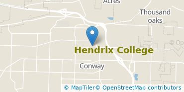 Location of Hendrix College