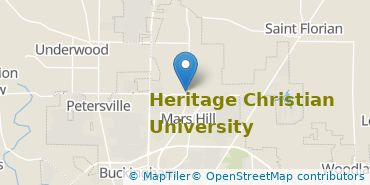Location of Heritage Christian University