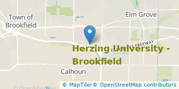 Location of Herzing University-Brookfield