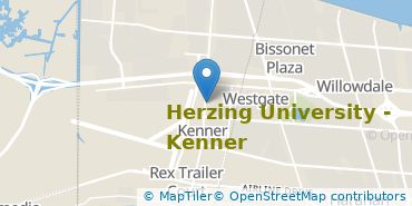 Location of Herzing University-New Orleans