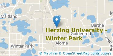 Location of Herzing University-Orlando
