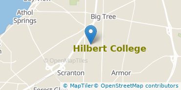 Location of Hilbert College