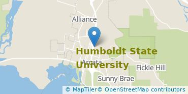 Location of California State Polytechnic University-Humboldt