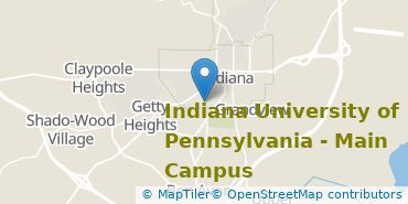 Location of Indiana University of Pennsylvania-Main Campus