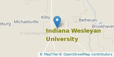 Location of Indiana Wesleyan University-Marion