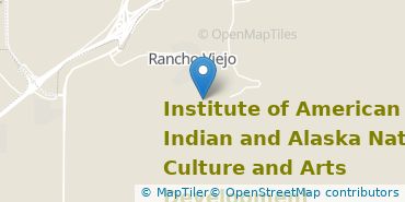 Location of Institute of American Indian and Alaska Native Culture and Arts Development