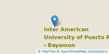 Location of Inter American University of Puerto Rico-Bayamon