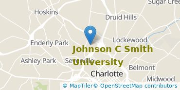 Location of Johnson C Smith University