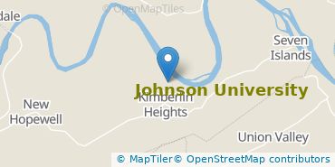 Location of Johnson University