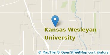Location of Kansas Wesleyan University