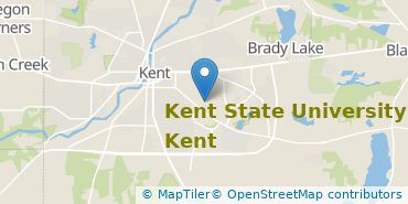 Location of Kent State University at Kent