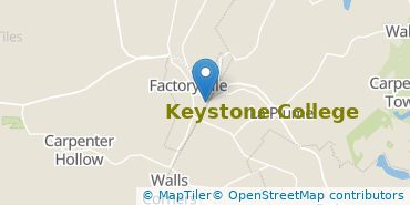 Location of Keystone College