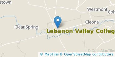 Location of Lebanon Valley College