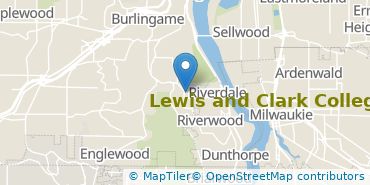 Location of Lewis & Clark College