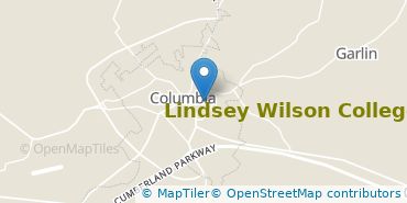 Location of Lindsey Wilson College