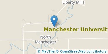 Location of Manchester University