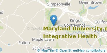 Location of Maryland University of Integrative Health