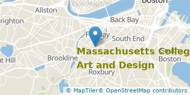 Location of Massachusetts College of Art and Design