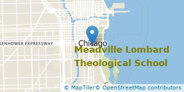 Location of Meadville Theological School of Lombard College
