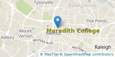 Location of Meredith College