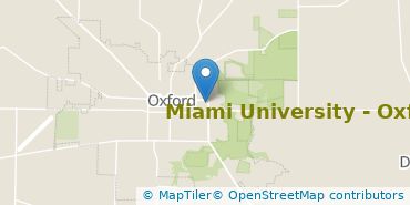 Location of Miami University-Oxford