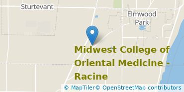 Location of Midwest College of Oriental Medicine-Racine