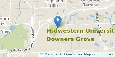 Location of Midwestern University-Downers Grove