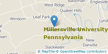 Location of Millersville University of Pennsylvania